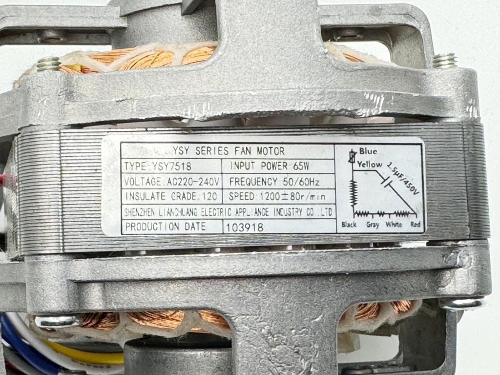ECG motor ventilátoru YSY7518 65W