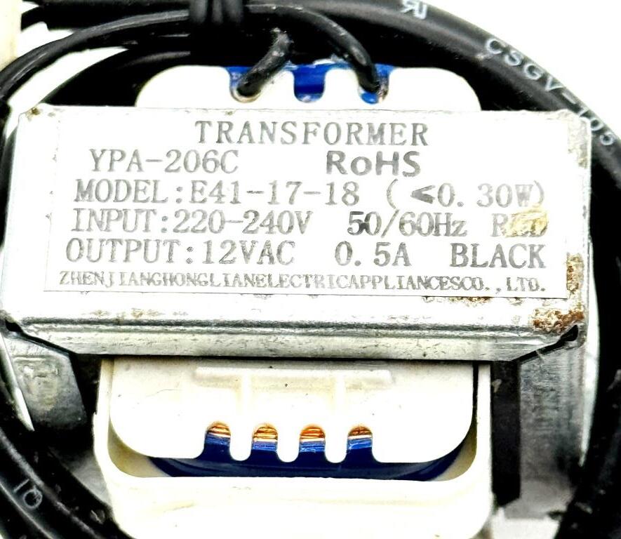 Transformátor 220V/12V Klima napájecí E41-17-18