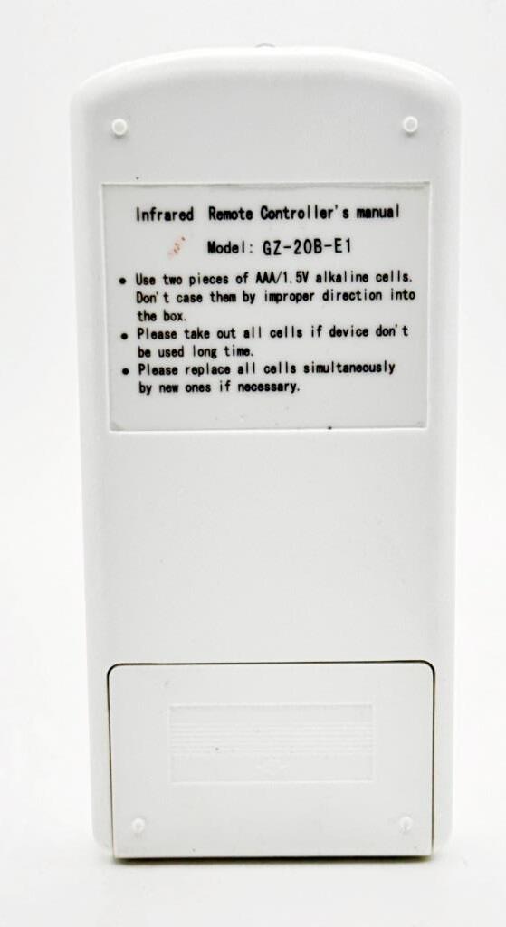 Dálkový ovladač mobilní klimatizace ECG MK 090