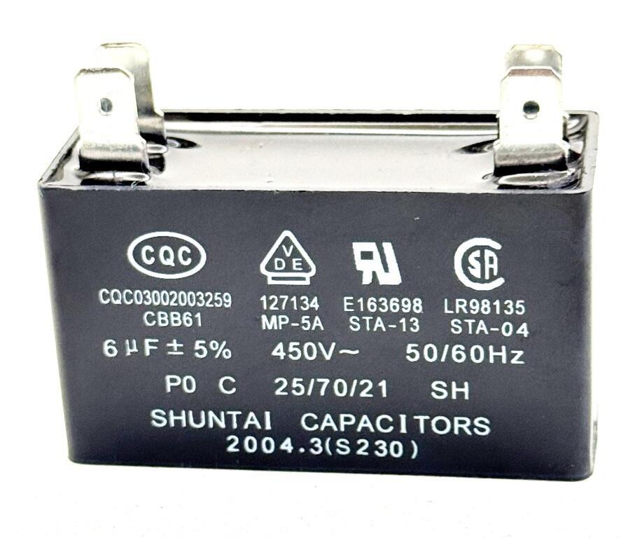 Rozběhový kondenzátor klimatizace 6µF/450V ECG