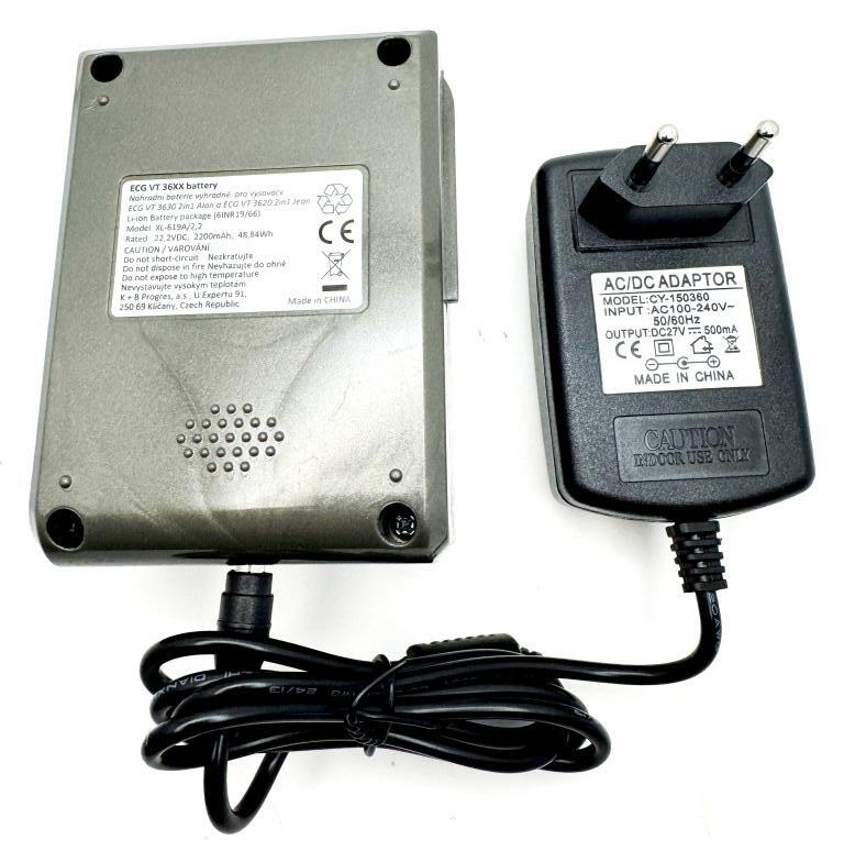 VT 3630 /VT 3620 ECG nabíjecí adaptér