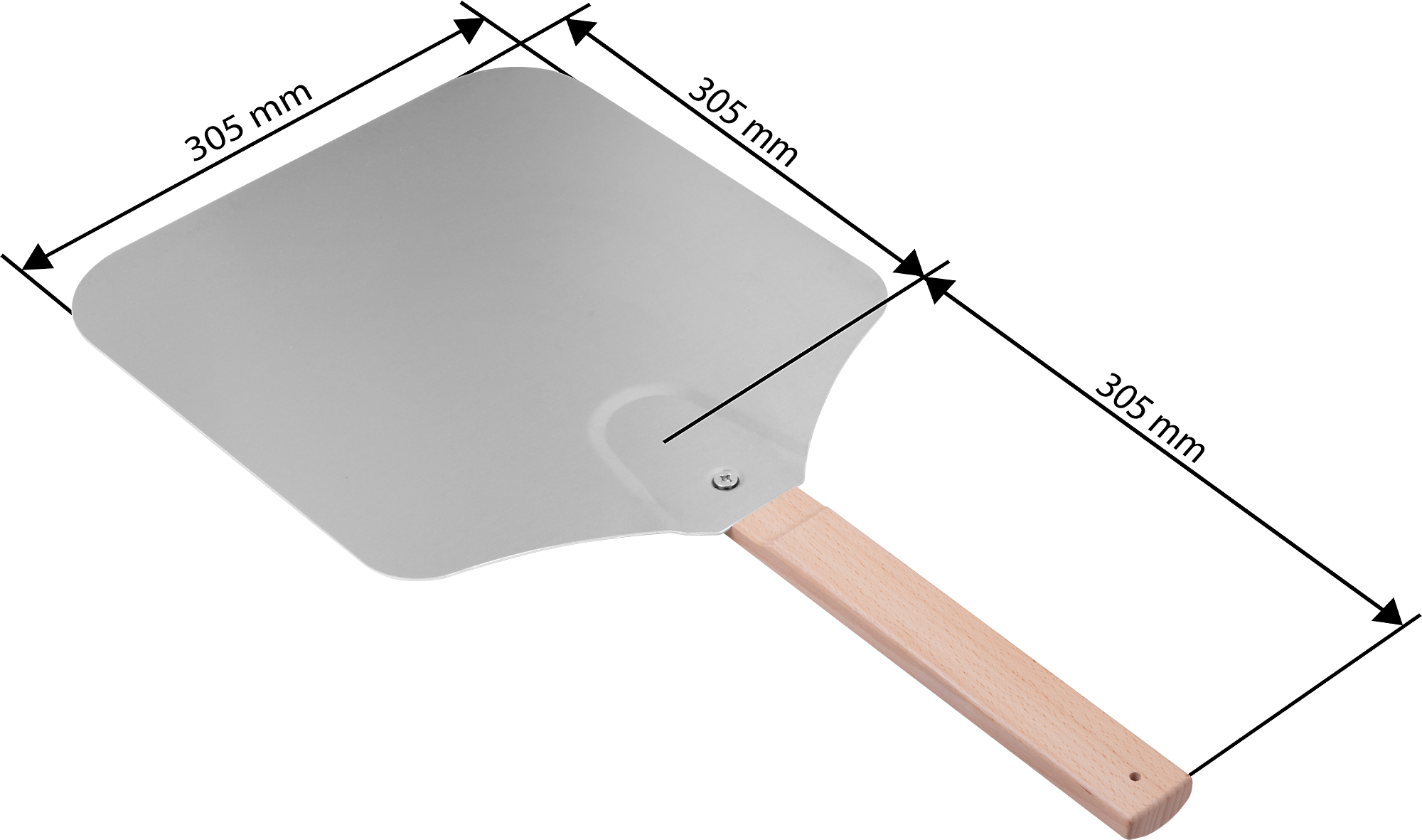 ECG FORZA 4500 PIZZA podnos s rukojetí