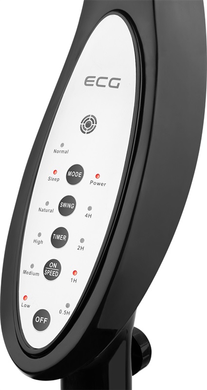 ECG FS 40 R - Stojanový ventilátor black - BAZAR