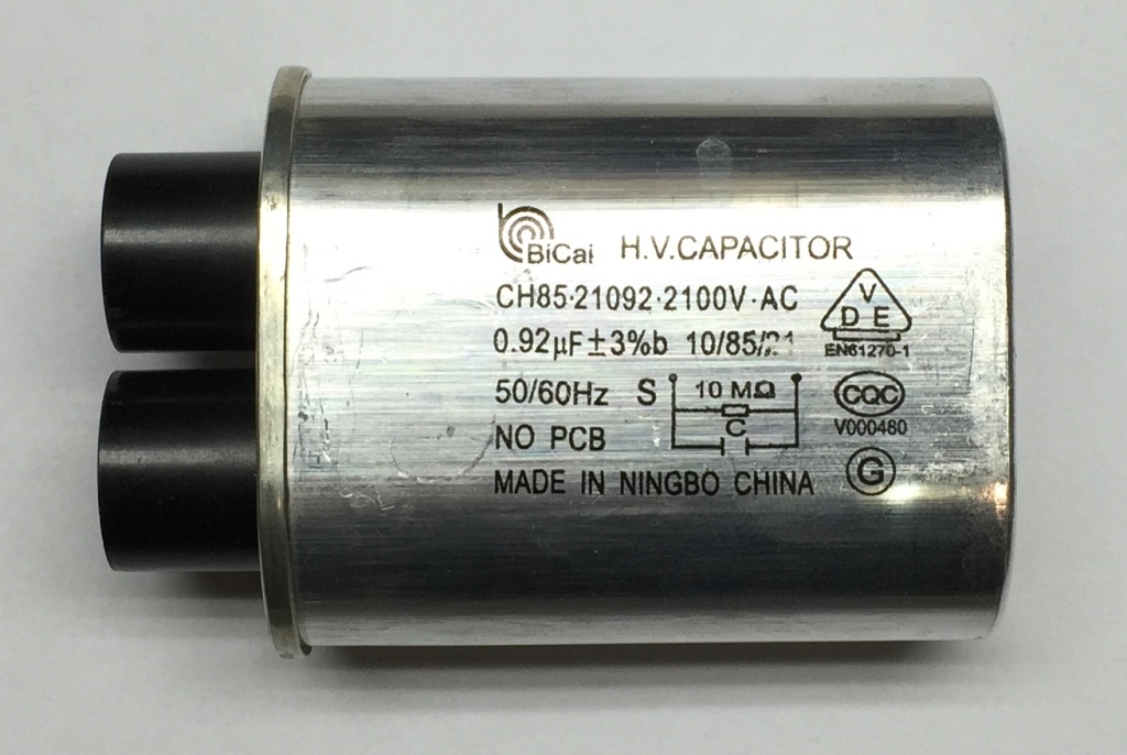 HV kondenzátor 0,92uF 2100V