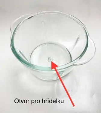 SP466 ECG nádoba sekáčku potravin (Novější provedení)