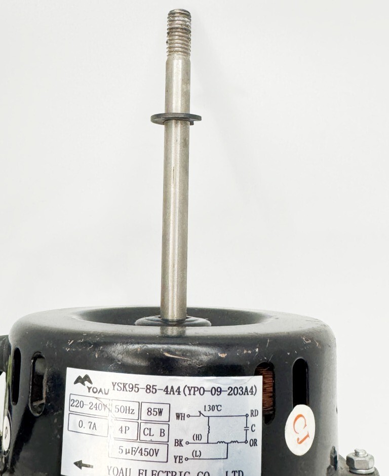 YOAU YSK95-85-4A4 / YPP0-09-203A4 – oboustranný motor klimatizace 85 W – VÝPRODEJ